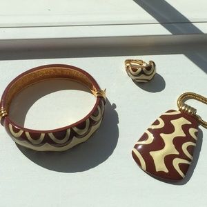 COPY - Vintage DVF Diane Von Furstenburg Enameled…
